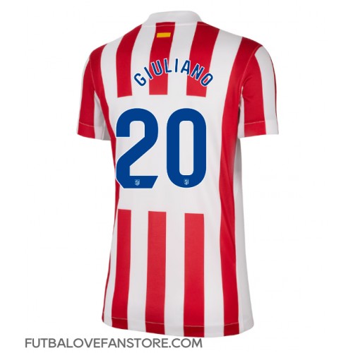 Atletico Madrid Giuliano Simeone #20 Domáci Ženy futbalový dres 2025-26 Krátky Rukáv Atletico Madrid Giuliano Simeone #20 Domáci Ženy futbalový dres 2025-26 Krátky Rukáv